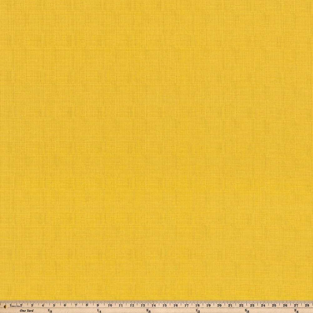 Pillow Perfect 550435 Outdoor/Indoor Fresco Tufted Seat Cushions (Round Back), 19" x 19", Yellow, 2 Pack