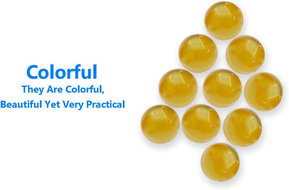 Round Resin Pearl Button,ULIFESTAR Jade Sewing Button Chinese Decor Pearl Button Dia 10mm,10PCS Plastic Resin Sewing Buttons for Wedding Dress,Skirt,Glove,Sweater,Shirt,Hat (Beeswax Yellow)