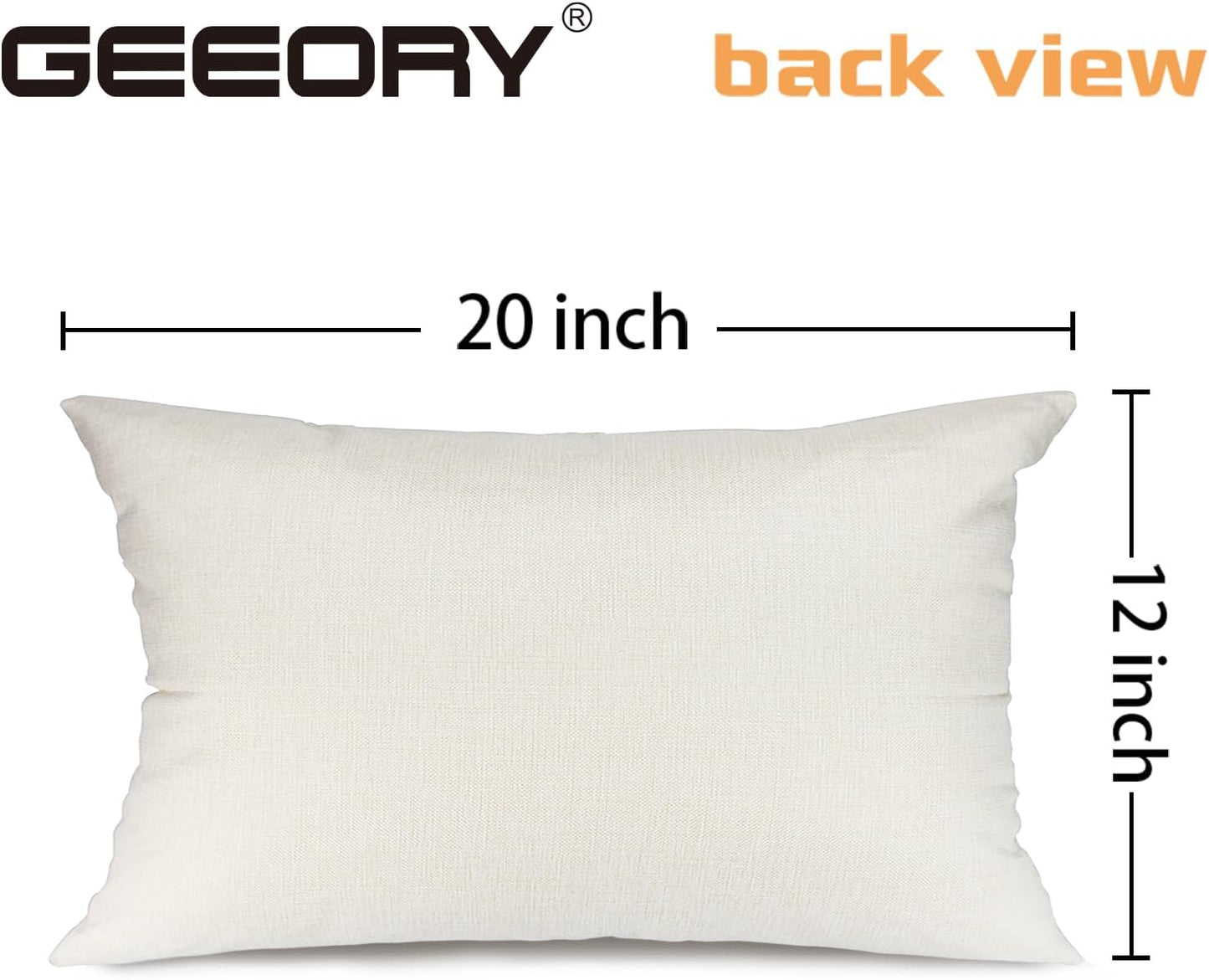 GEEORY Summer Lemon Pillow Cover 12x20 Inch - Hello Sunshine Bee Farmhouse Decor, Spring Summer Citrus Throw Pillow Case for Sofa, Couch, Living Room