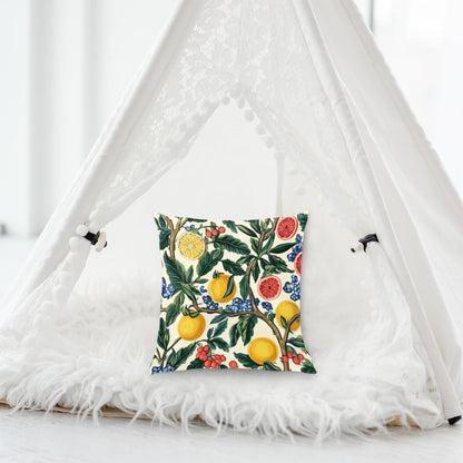 Throw Pillow Covers Lemon Summer Pillow Cases Square Cushion Cover for Sofa Couch Bedroom Living Room 18x18 Inch