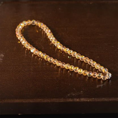 1 Pair of Luxury Crystal Beaded Magnetic Curtain Tieback and Holdback Curtain Clips Curtain Buckle Curtain Holder Blingbling Curtain Holdbacks (Yellow)