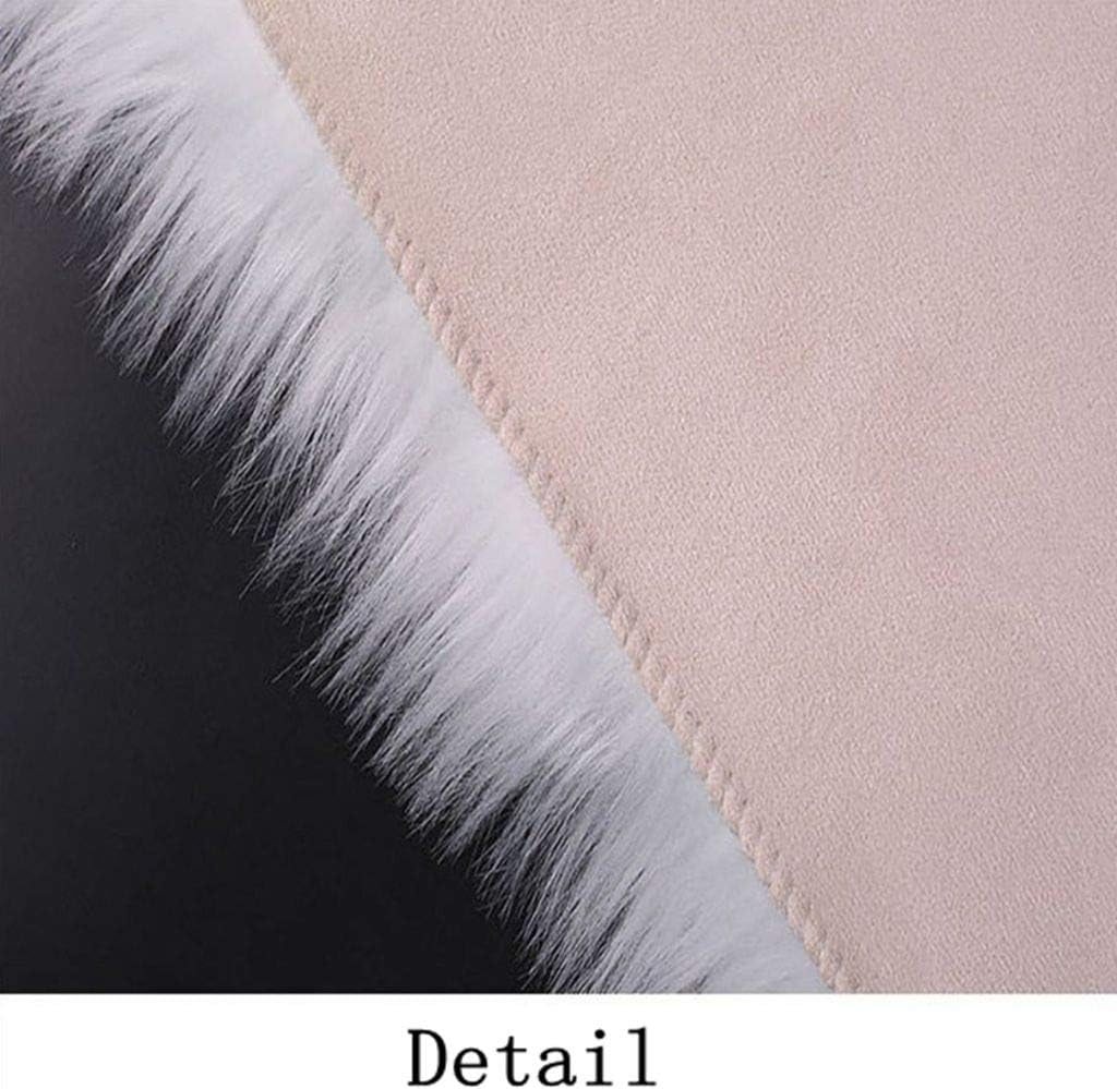 LRENNA Throw Pillow Covers Mongolian Faux Fur Cushion Pillow Case for Sofa Deluxe Home Decorative Series Merino Style Fur Super Soft Plush 18" x 18" /20" x 20" (Yellow, 18"x18")