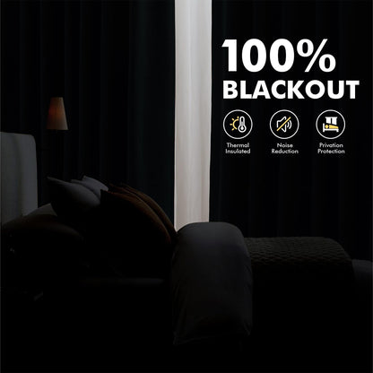 MIULEE Yellow 100% Blackout Linen Curtains 90 Inch 2 Panels Set Double Sided No Coating Pleated Back Tab Black Out Long Thermal Insulated Pinch Pleat Bedroom Living Room Darkening Window Drapes