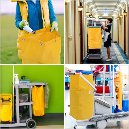 2pcs Utility Tote Janitorial Cleaning Bag Cleaning Caddy for Housekeepers