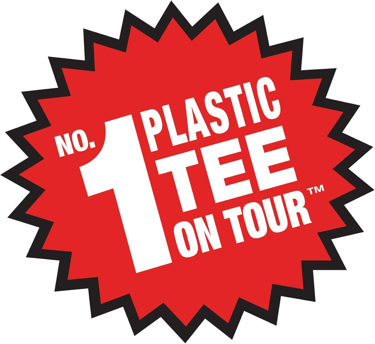 Pride Performance 3-1/4" Striped Golf Tee, 30 Count