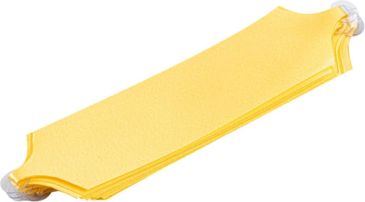 Gift Tek 5.5 Inch Ribbon Pull Bows 10 Satin Pull Bows - 20 Loops Instant Pull Design Yellow Plastic Flower Bows for Gifts Large for Wedding Baskets and Gift Wrapping