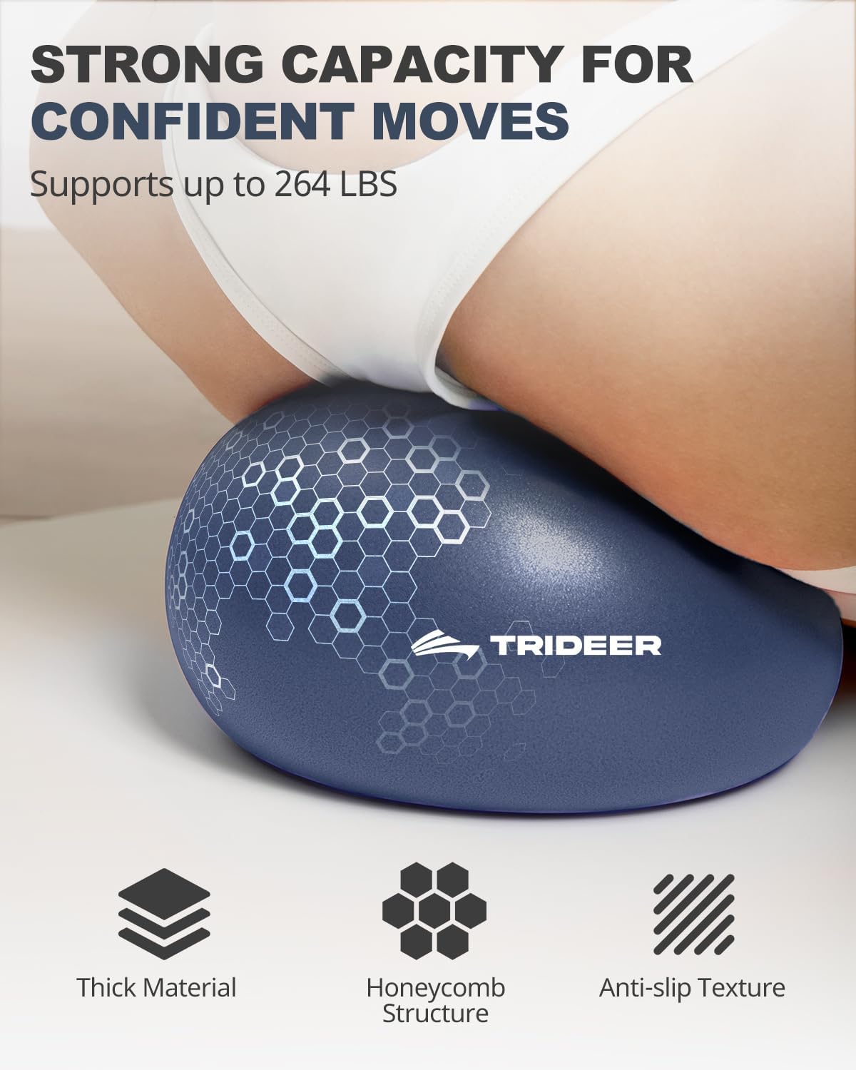 Yoga Ball for Exercise, Pilates, Core & Balance Training, Stability Ball for Pregnancy & Birthing Prep, Physical Therapy, Daily Stretching, Office Chair for Active Sitting, Quick Pump Included