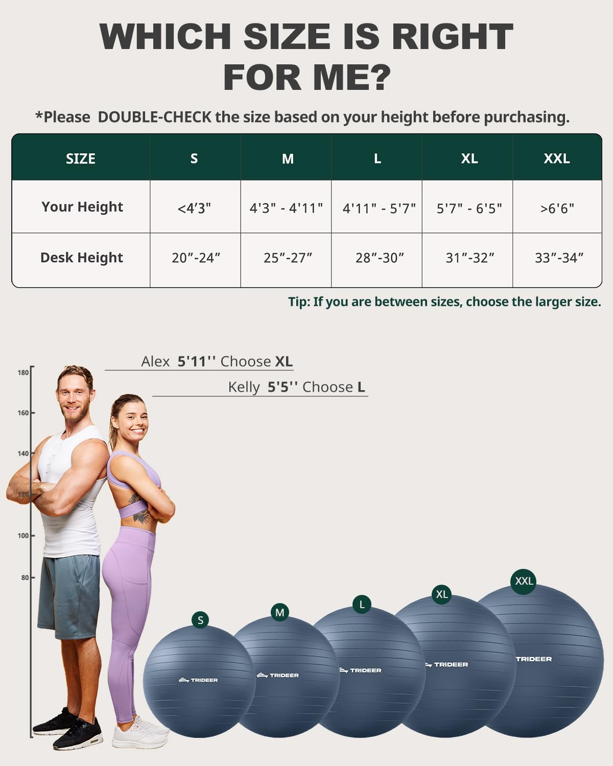 Yoga Ball for Exercise, Pilates, Core & Balance Training, Stability Ball for Pregnancy & Birthing Prep, Physical Therapy, Daily Stretching, Office Chair for Active Sitting, Quick Pump Included