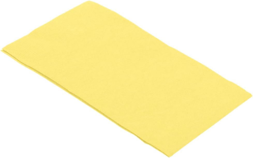 Light Yellow 3-Ply Guest Towels | Pack of 16 | Party Supply