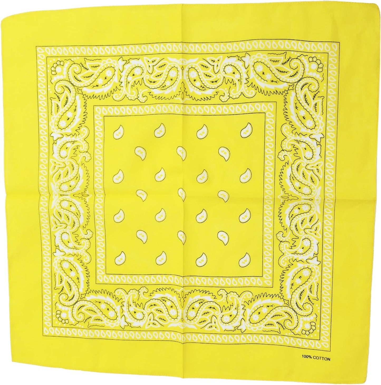 100% Cotton Bandanas, 22" Paisley Bandana Headbands for Men Women | Multi-Purpose 100% Cotton Bandana Headbands,Cowboy Bandanas for Women and Men