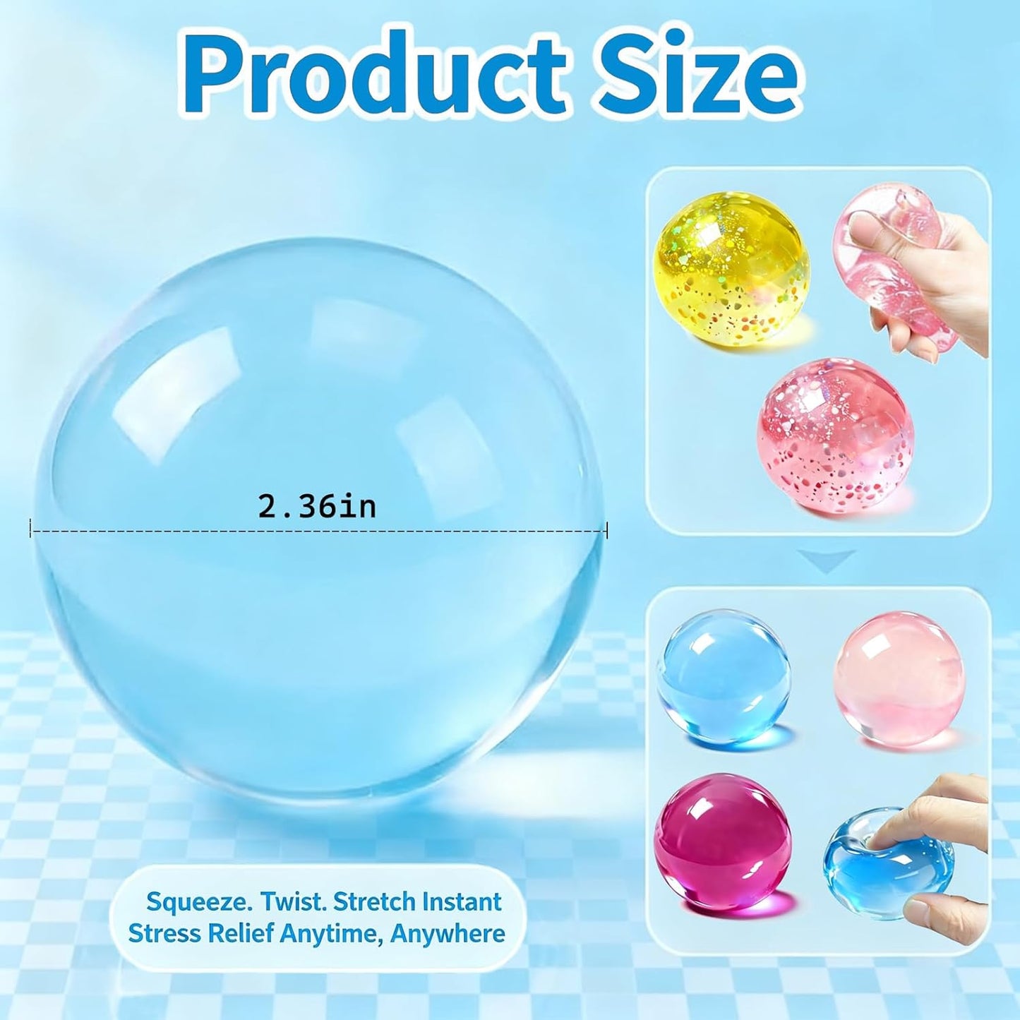 2 Coconut Oil Squishy Toys，Coconut Oil Stress Ball,Slow Rising Squishy Toy | 2PCS Squeeze Stress Ball Clear Jelly for Stress Relief，Squeeze the Stress Away，cheap squishies toys(Pink+Yellow)