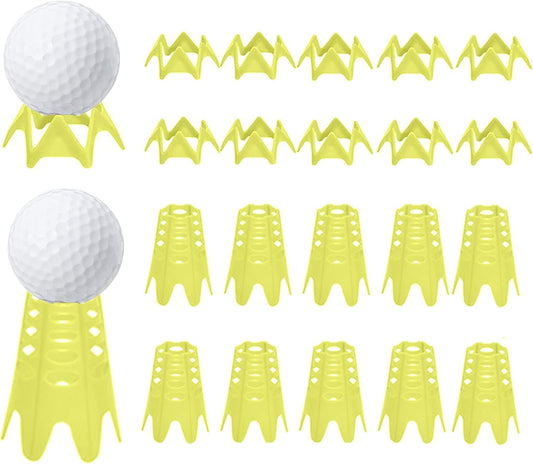 Plastic Golf Simulator Tees for Indoor Outdoor Practice Training, Golf Mat Tees for Winter Turf and Driving Range