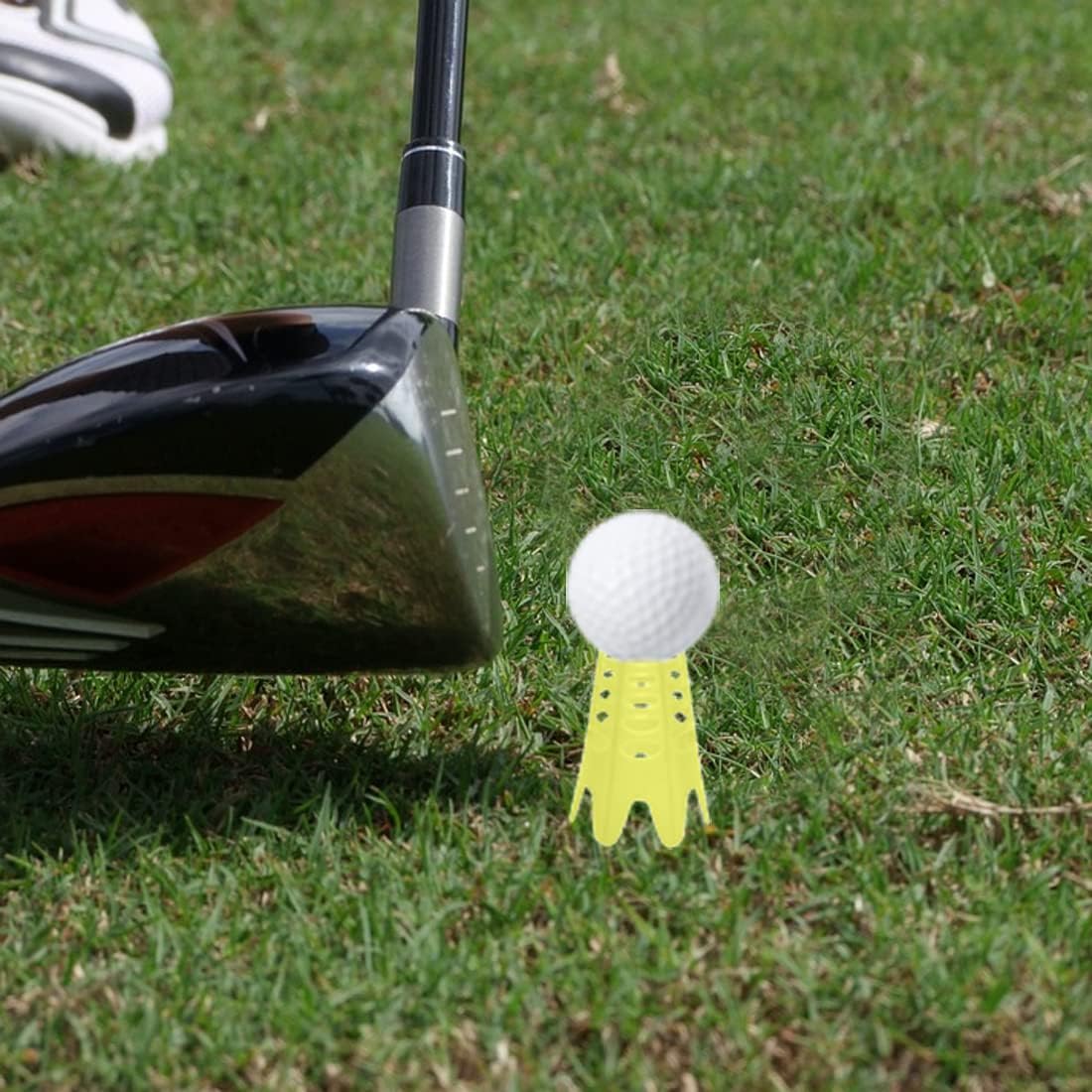 Plastic Golf Simulator Tees for Indoor Outdoor Practice Training, Golf Mat Tees for Winter Turf and Driving Range
