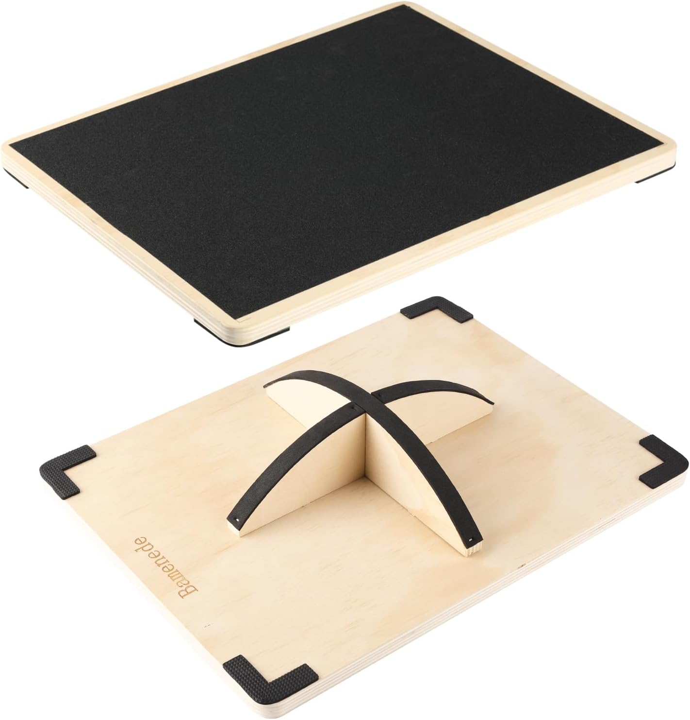 Professional Wooden Balance Board for Adults-Anti-Slip 350LBS Wobble Board for Physical Therapy Standing Desk Core Strength-Rocker Board Balancing Board(360 Degree Rotation)
