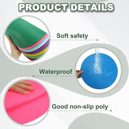 Spot Markers for Agility Dot, Non-Slip Poly Spots Floor Dots Flat Field Soccer Training Equipment for Gym