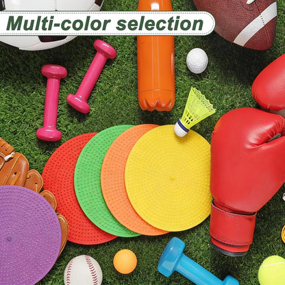 Spot Markers for Agility Dot, Non-Slip Poly Spots Floor Dots Flat Field Soccer Training Equipment for Gym
