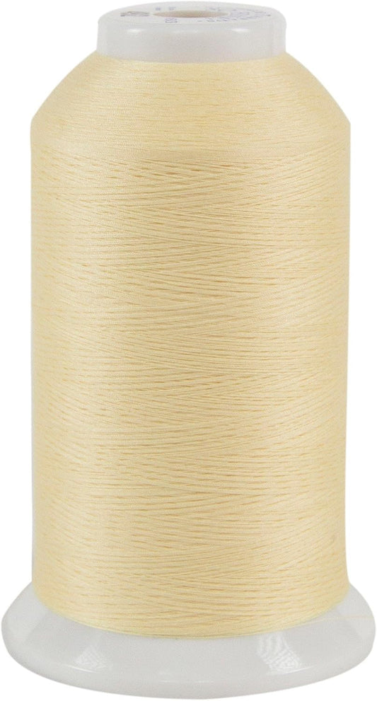 Smooth Polyester Sewing Thread for Serger, Bobbin Thread, and Quilting, So Fine #492 Pastel Yellow, 3,280 Yd. Cone