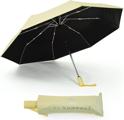 Umbrella Automatic Travel Waterproof Light Folding Umbrellas Easy Carry for Women and Men