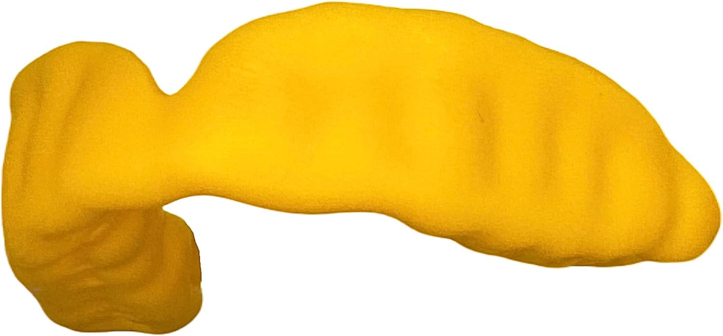 Adult Mouthguard Yellow 1-Pack, Boil & Bite for Contact Sports