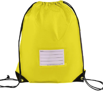 16 Pack Drawstring Bags,Bulk Draw String Backpack, DIY Gym Sports Cinch Bag Sackpack for Women Men, Yellow