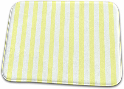 Dish Drying Mat - Oh Baby Yellow Stripe Designs Prints and Patterns
