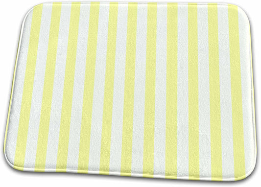 Dish Drying Mat - Oh Baby Yellow Stripe Designs Prints and Patterns