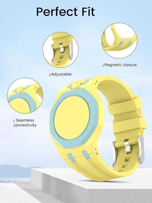 for Swatch Royal Pop Watch Silicone Sport Band,Durable Outdoor Strap,Soft Breathable Wristband Replacement for Fitness,Hiking,Running,Everyday Wear