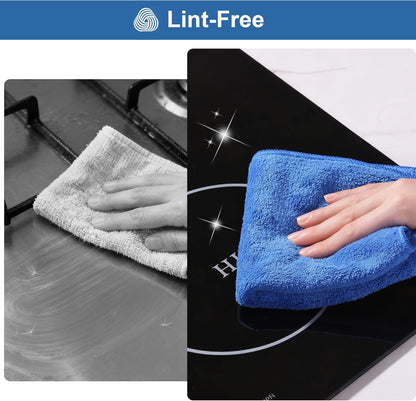 Bubble Mesh Microfiber Cleaning Cloth, Reusable Non-Scratch Cleaning Rags, Dual-Sided Dish Cloths, Multipurpose Dish Rags for Dishwashing, Kitchen, Stainless Steel-6 Packs, Yellow