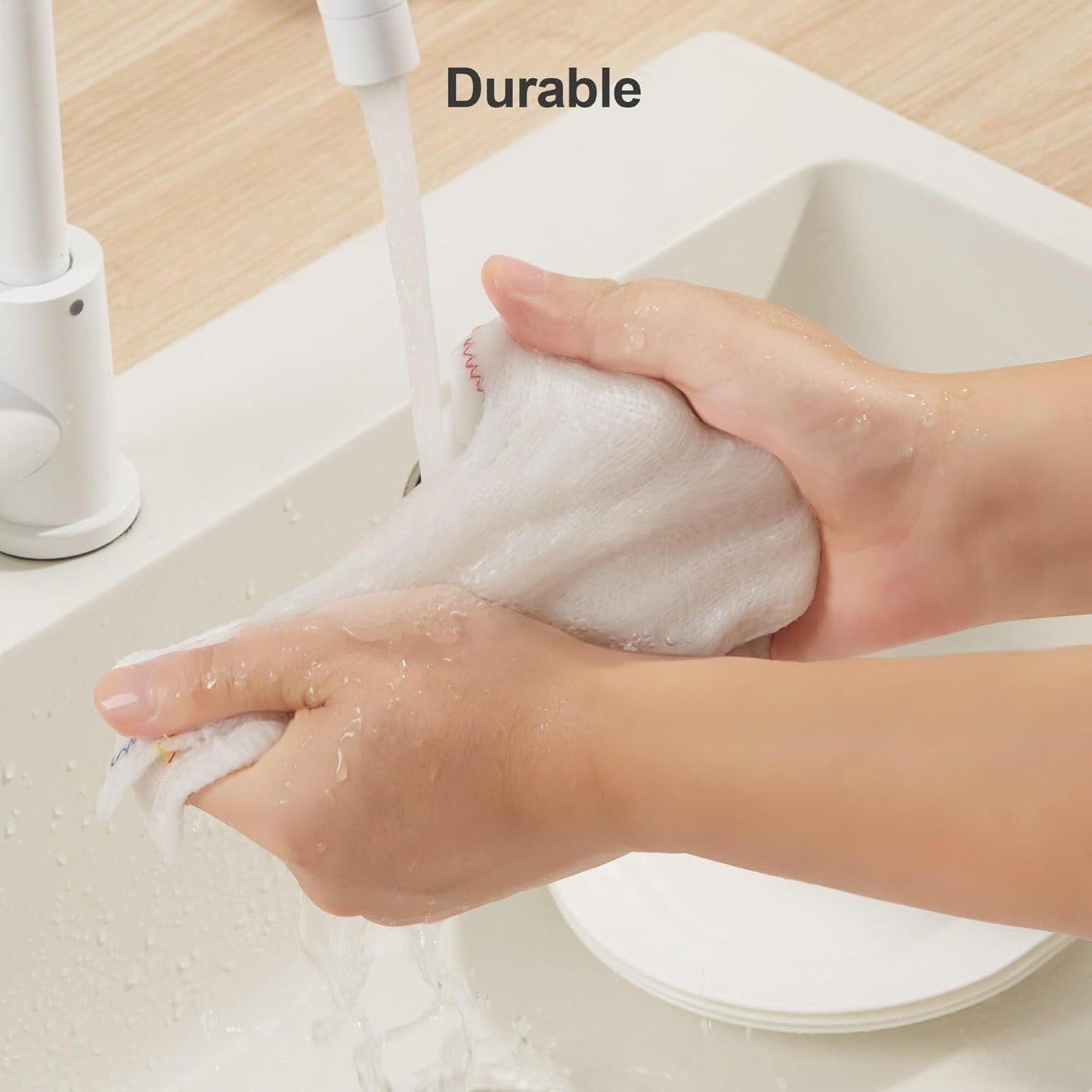 Bubble Mesh Microfiber Cleaning Cloth, Reusable Non-Scratch Cleaning Rags, Dual-Sided Dish Cloths, Multipurpose Dish Rags for Dishwashing, Kitchen, Stainless Steel-6 Packs, Yellow
