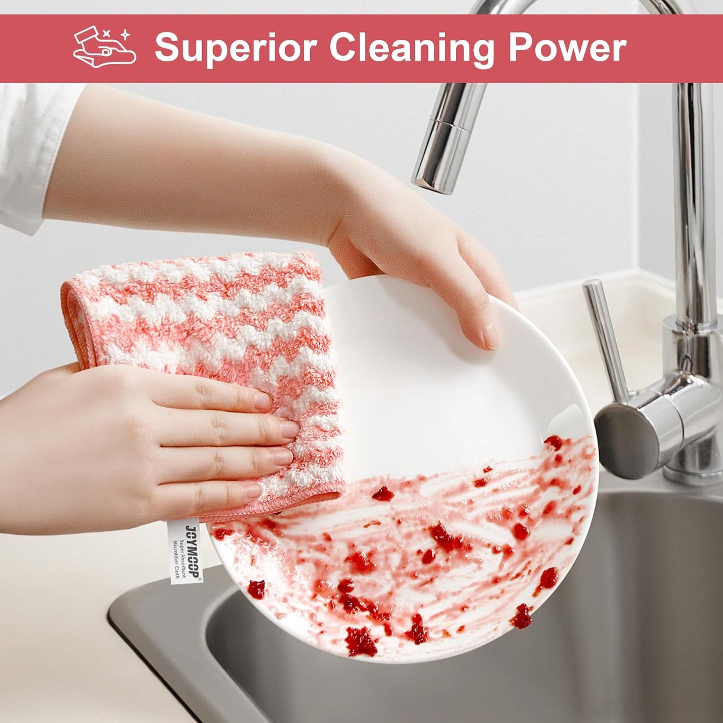 Bubble Mesh Microfiber Cleaning Cloth, Reusable Non-Scratch Cleaning Rags, Dual-Sided Dish Cloths, Multipurpose Dish Rags for Dishwashing, Kitchen, Stainless Steel-6 Packs, Yellow