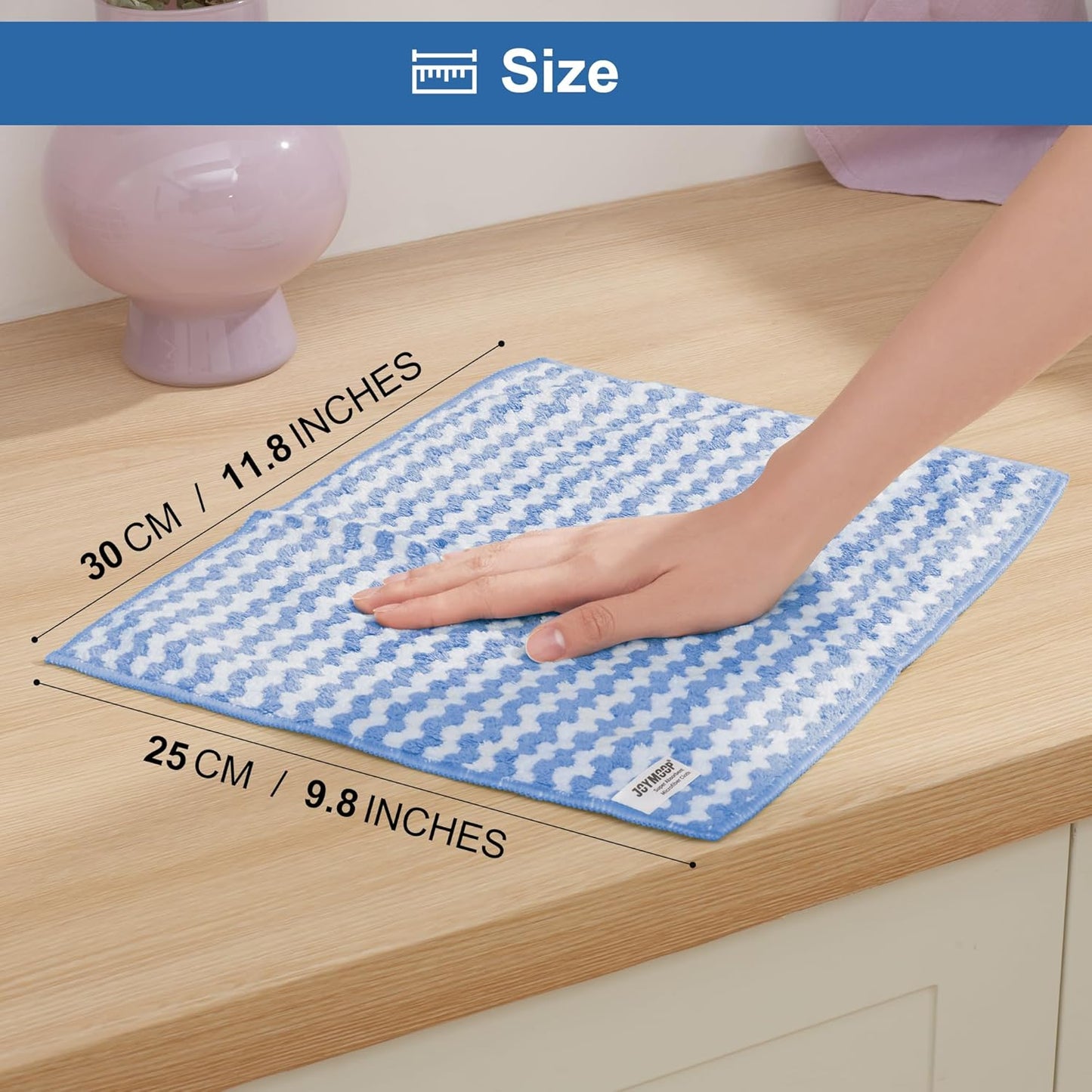 Bubble Mesh Microfiber Cleaning Cloth, Reusable Non-Scratch Cleaning Rags, Dual-Sided Dish Cloths, Multipurpose Dish Rags for Dishwashing, Kitchen, Stainless Steel-6 Packs, Yellow