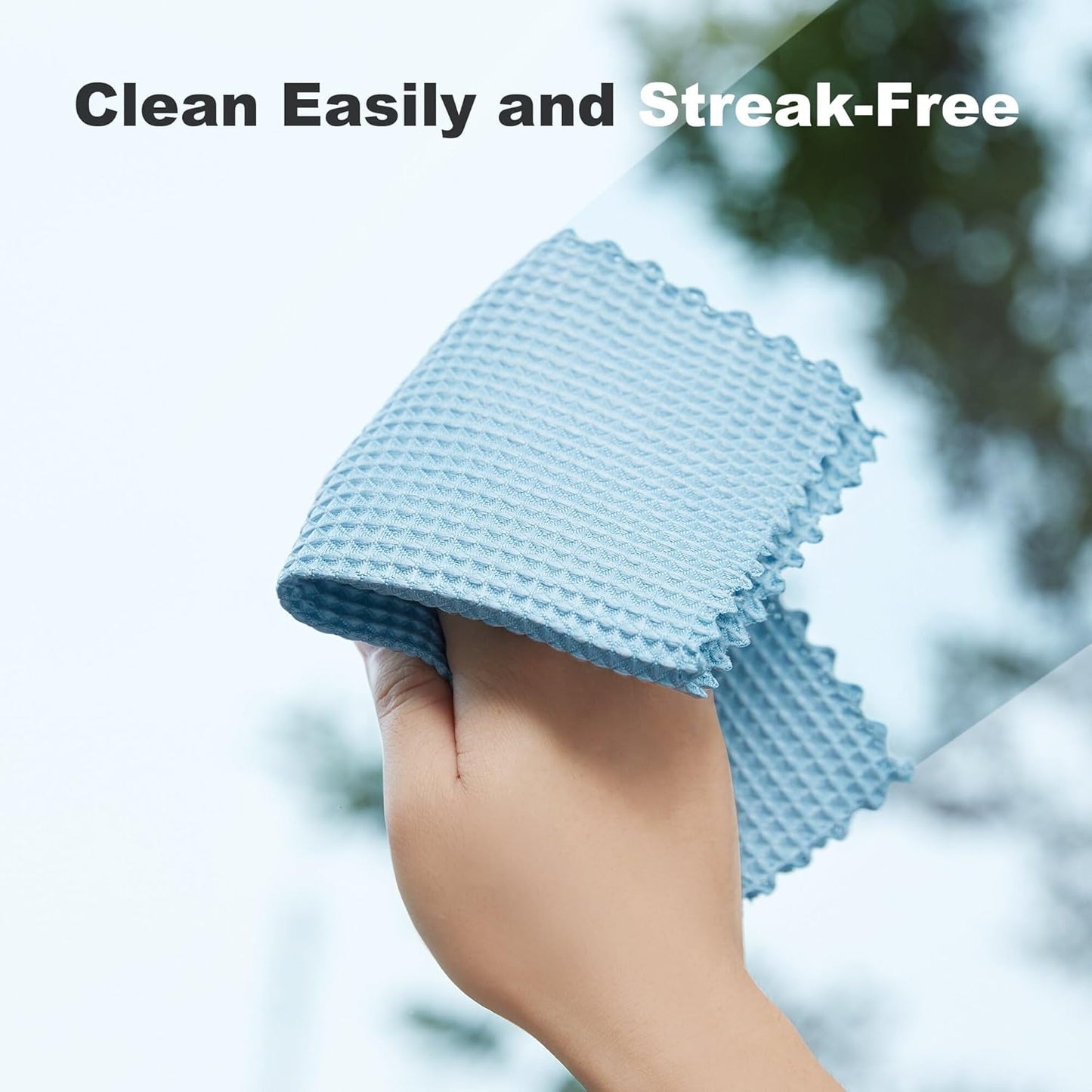 Bubble Mesh Microfiber Cleaning Cloth, Reusable Non-Scratch Cleaning Rags, Dual-Sided Dish Cloths, Multipurpose Dish Rags for Dishwashing, Kitchen, Stainless Steel-6 Packs, Yellow