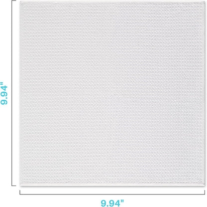 Bubble Mesh Microfiber Cleaning Cloth, Reusable Non-Scratch Cleaning Rags, Dual-Sided Dish Cloths, Multipurpose Dish Rags for Dishwashing, Kitchen, Stainless Steel-6 Packs, Yellow