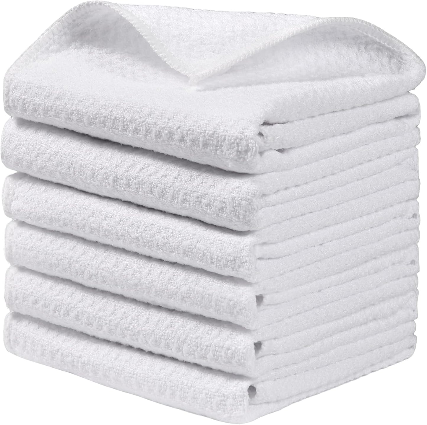 Bubble Mesh Microfiber Cleaning Cloth, Reusable Non-Scratch Cleaning Rags, Dual-Sided Dish Cloths, Multipurpose Dish Rags for Dishwashing, Kitchen, Stainless Steel-6 Packs, Yellow