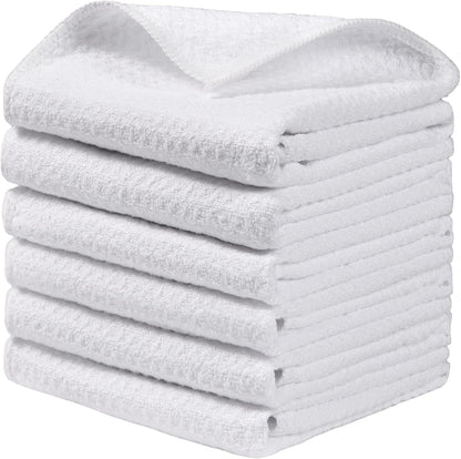 Bubble Mesh Microfiber Cleaning Cloth, Reusable Non-Scratch Cleaning Rags, Dual-Sided Dish Cloths, Multipurpose Dish Rags for Dishwashing, Kitchen, Stainless Steel-6 Packs, Yellow