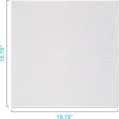 Bubble Mesh Microfiber Cleaning Cloth, Reusable Non-Scratch Cleaning Rags, Dual-Sided Dish Cloths, Multipurpose Dish Rags for Dishwashing, Kitchen, Stainless Steel-6 Packs, Yellow