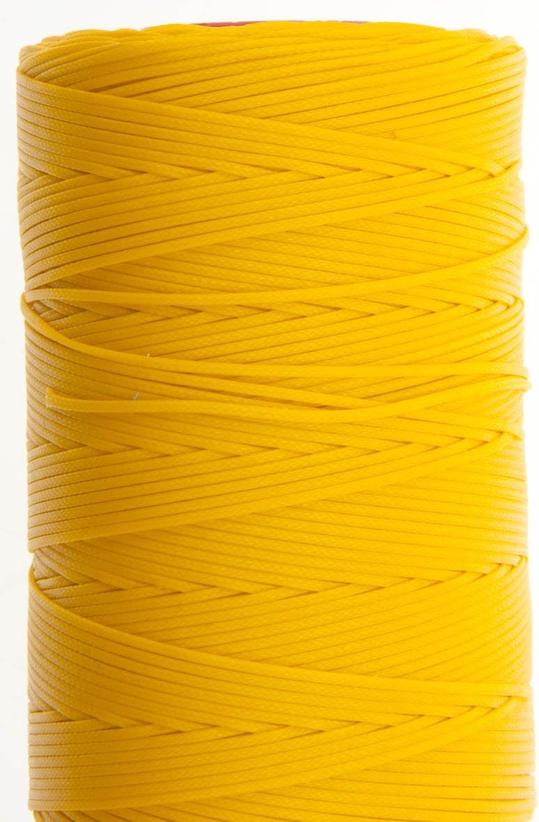 1.2mm Yellow Wax Thread for Hand Sewing. 25-125m Length (25m)
