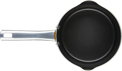 Style Nonstick Cookware Straining Saucepan with Lid, Dishwasher Safe, 3 Quart - Yellow