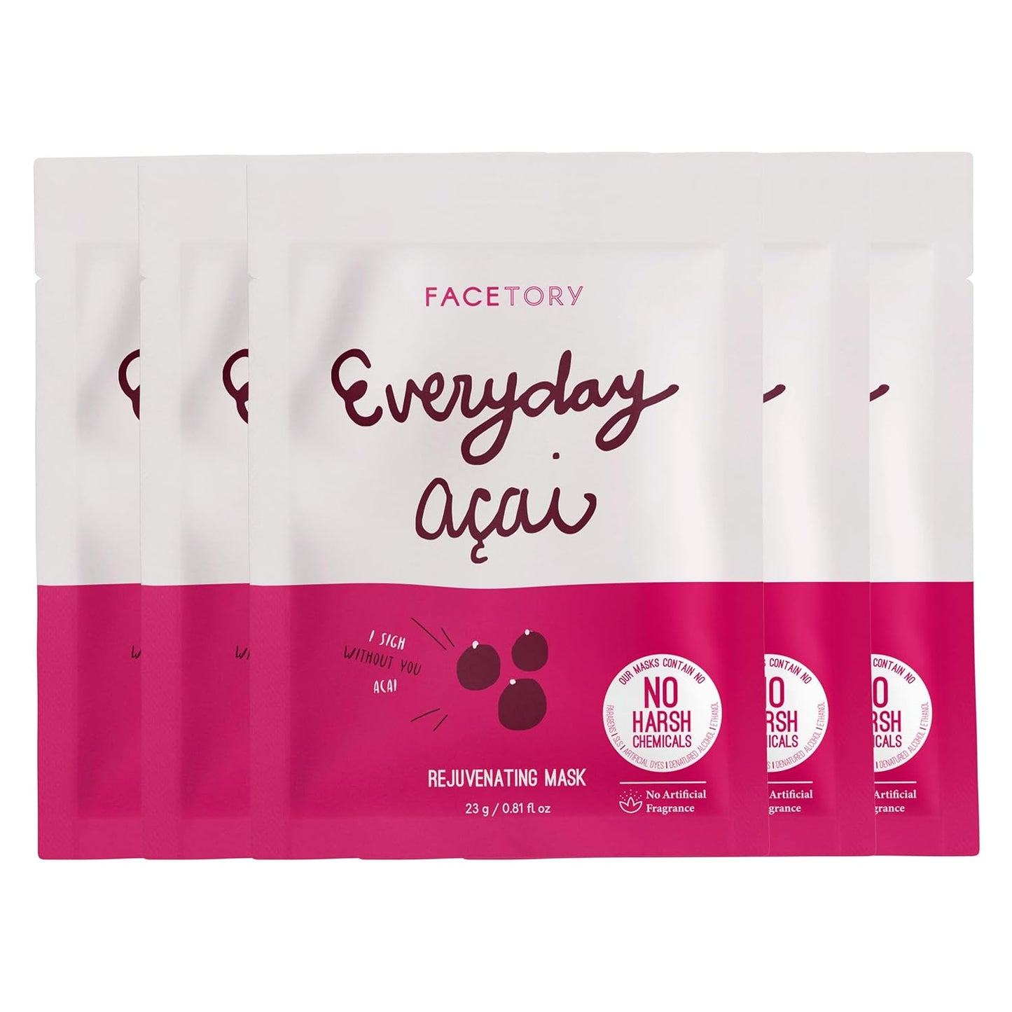 K Beauty Face Mask Skin Care - Everyday LEMON Brightening Sheet Mask | Plant-Based with Lemon Extract (5 Pack)