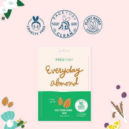K Beauty Face Mask Skin Care - Everyday LEMON Brightening Sheet Mask | Plant-Based with Lemon Extract (5 Pack)