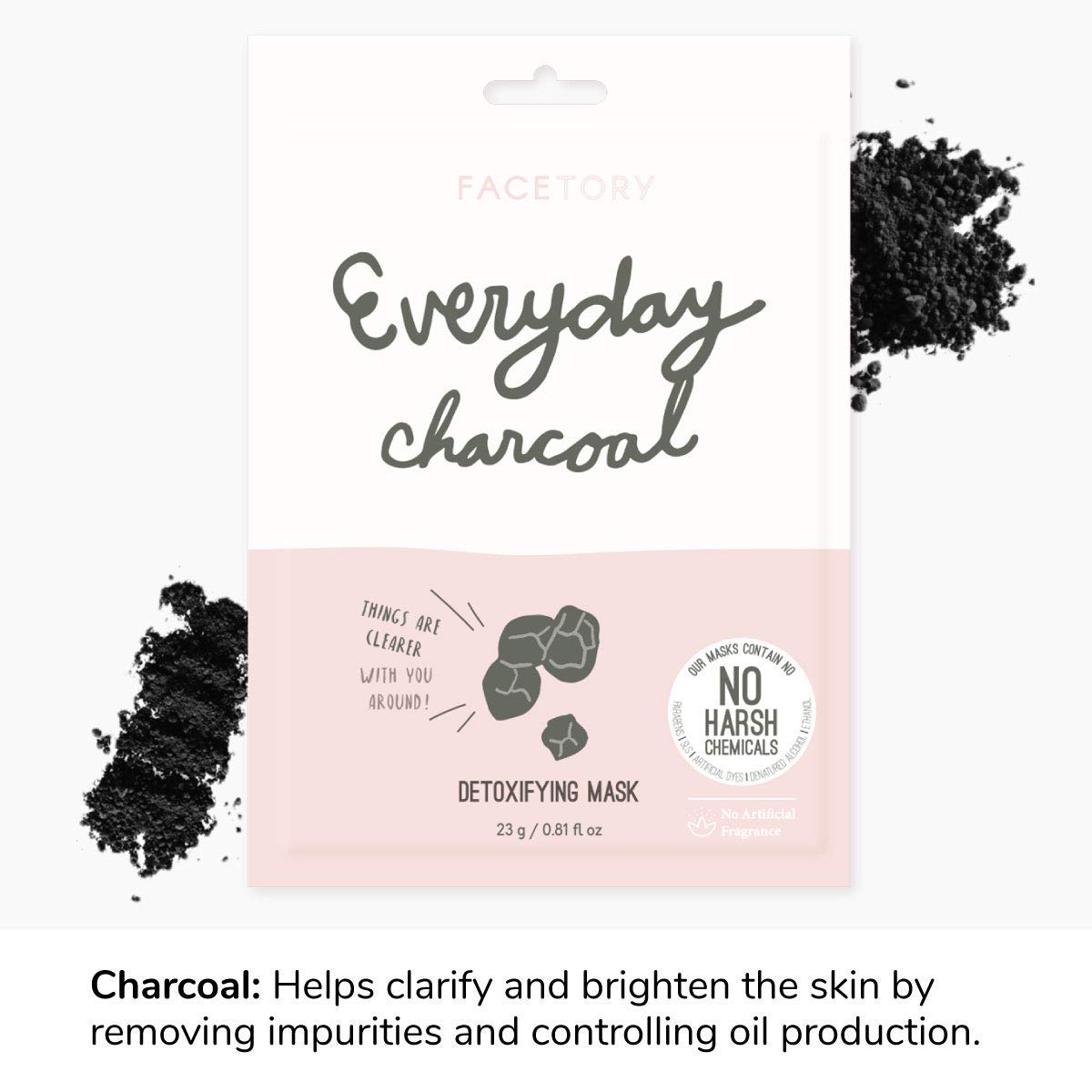 K Beauty Face Mask Skin Care - Everyday LEMON Brightening Sheet Mask | Plant-Based with Lemon Extract (5 Pack)
