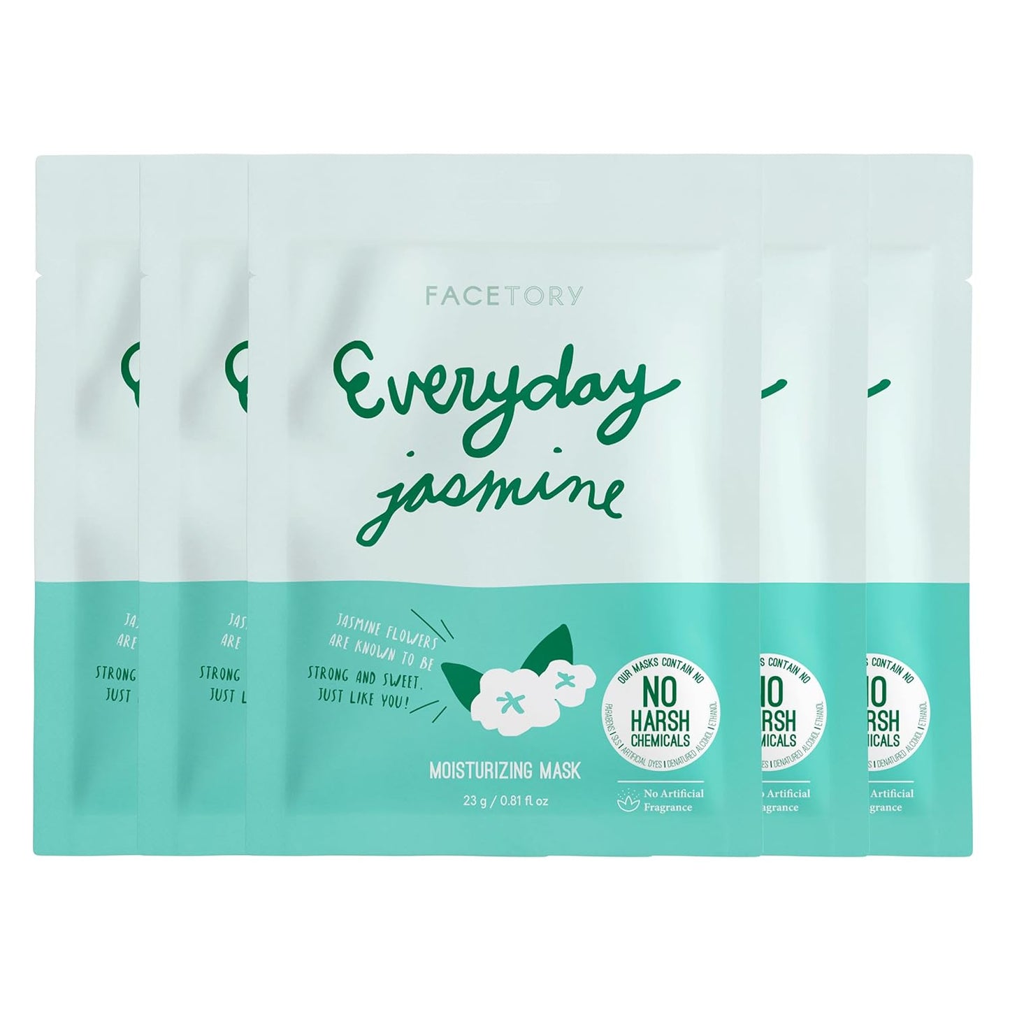 K Beauty Face Mask Skin Care - Everyday LEMON Brightening Sheet Mask | Plant-Based with Lemon Extract (5 Pack)