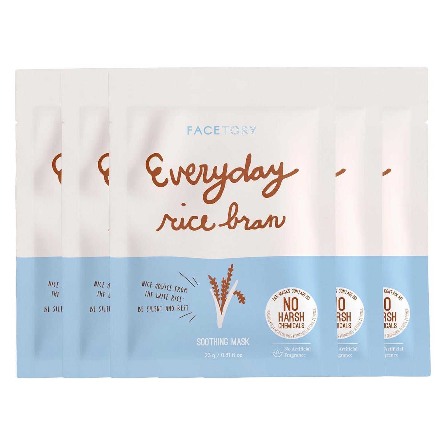 K Beauty Face Mask Skin Care - Everyday LEMON Brightening Sheet Mask | Plant-Based with Lemon Extract (5 Pack)