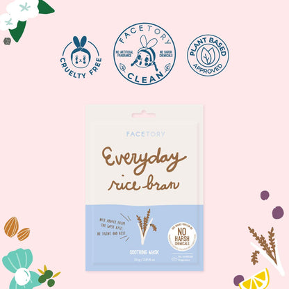K Beauty Face Mask Skin Care - Everyday LEMON Brightening Sheet Mask | Plant-Based with Lemon Extract (5 Pack)