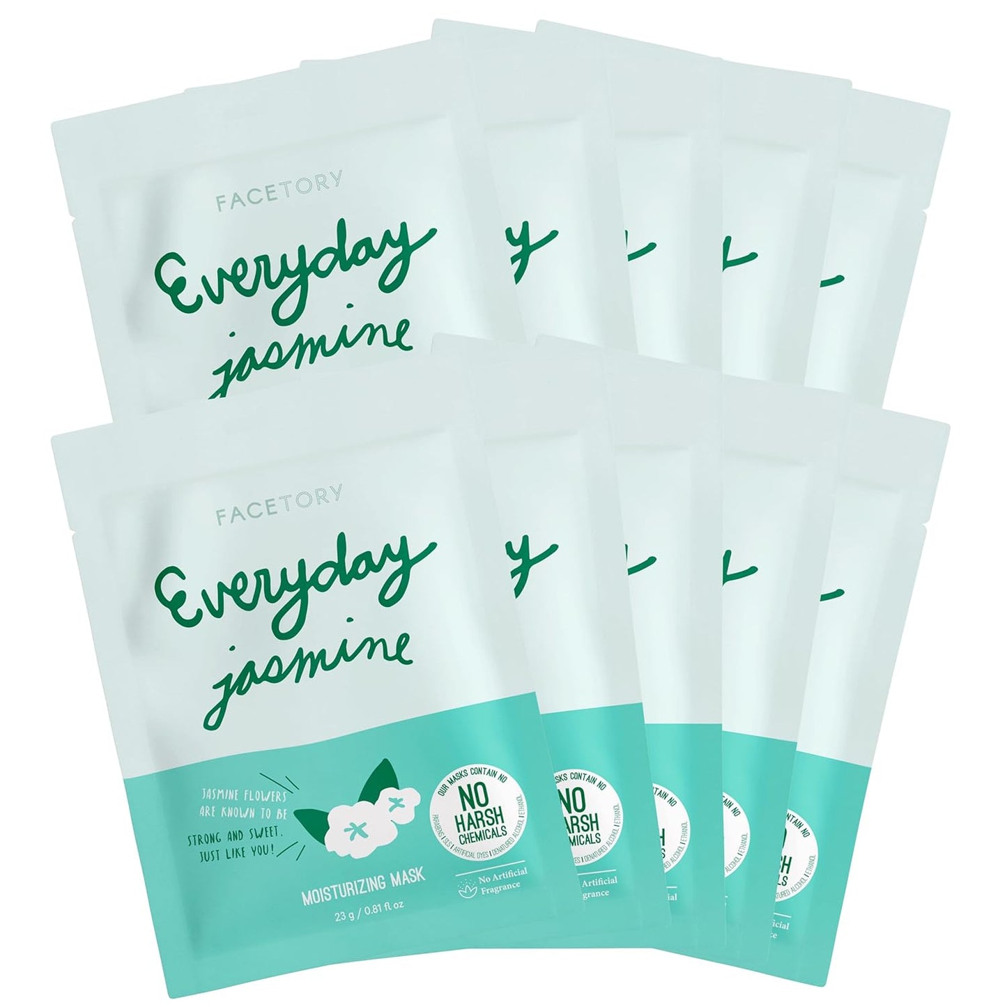 K Beauty Face Mask Skin Care - Everyday LEMON Brightening Sheet Mask | Plant-Based with Lemon Extract (5 Pack)