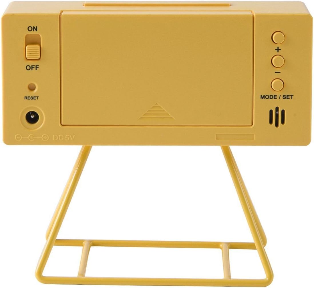 QHL062Y Digital Alarm Clock Yellow