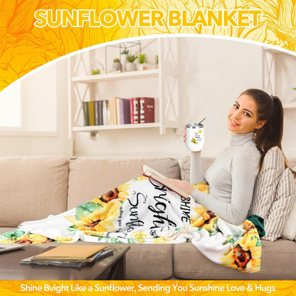 Self Care Gifts for Women, Sunflower Get Well Soon Gifts for Women Recovery After Surgery Care Package, Birthday Gifts Spa Gift Baskets Inspirational Gift Christmas Gift for Mom Sister Best Friends