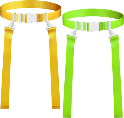 2/12/24/36 Player Flag Football Belt, Adjustable Football Belts and Flags for Kids Youth Adult Sport Team Training