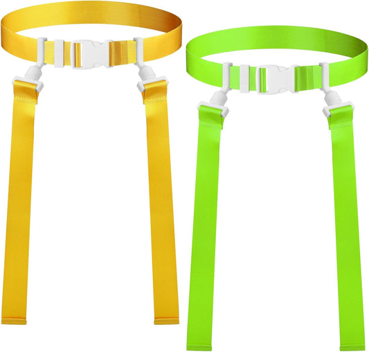 2/12/24/36 Player Flag Football Belt, Adjustable Football Belts and Flags for Kids Youth Adult Sport Team Training