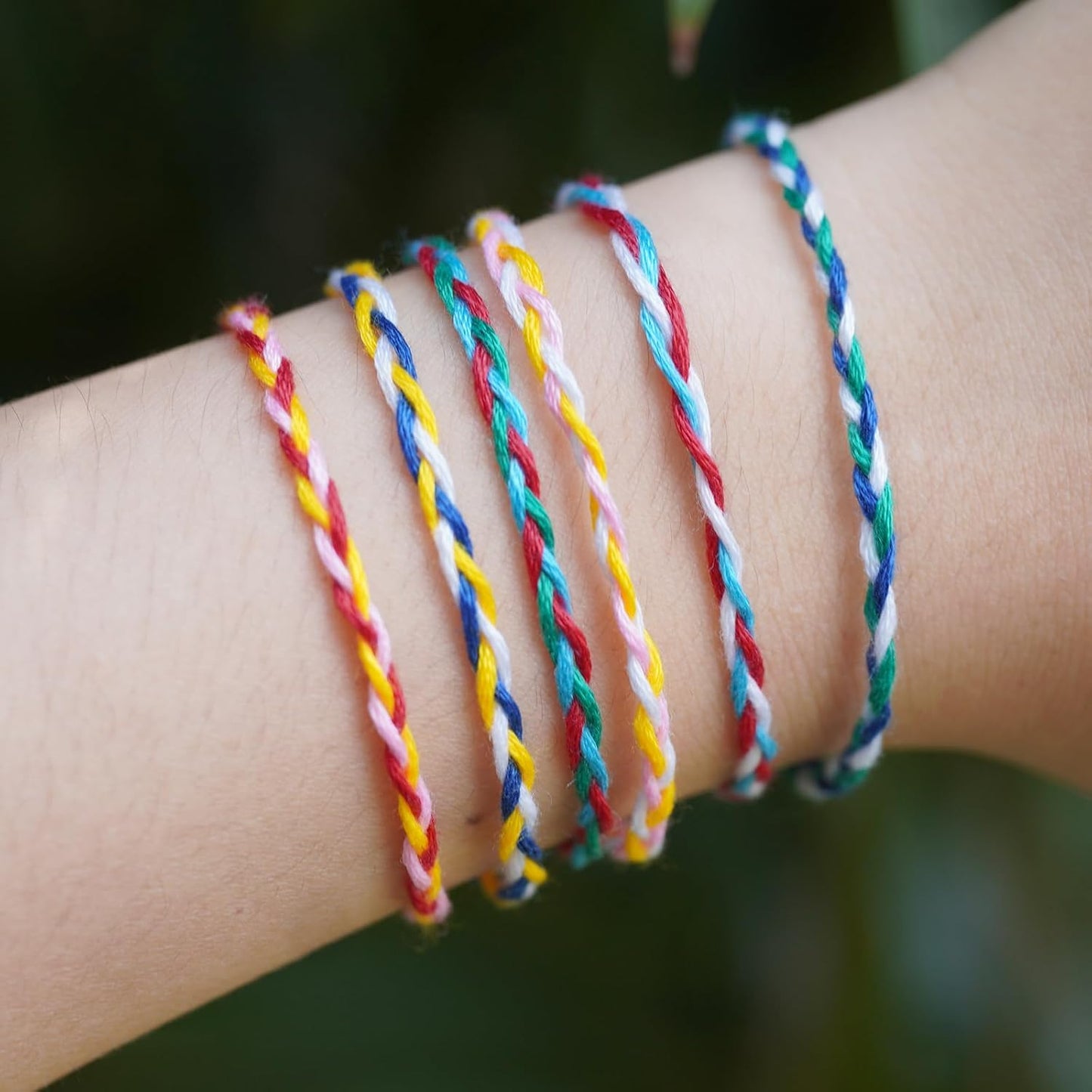 12 Skeins Embroidery Floss Yellow Color, Friendship Bracelet String Cross Stitch Embroidery Thread Floss Bracelet Making Yarn, Craft Floss（Yellow）